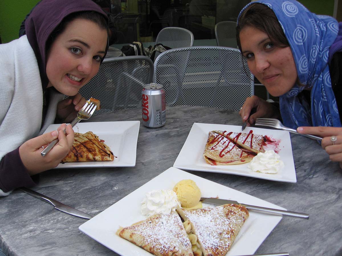 Crepes in Galway, Ireland