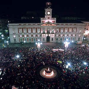 Puerta del Sol, Madrid, New Year's Eve