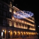 Christmas lights, Plaza Mayor, Madrid, Spain