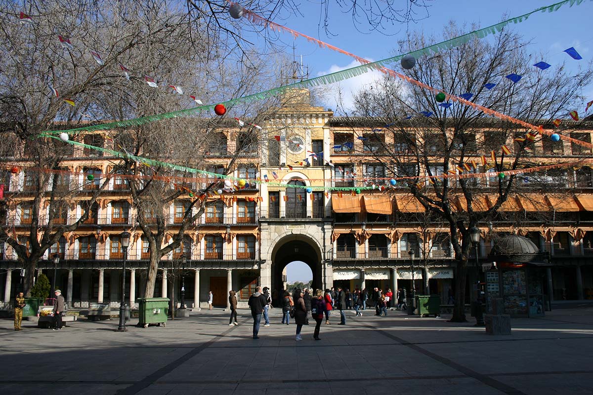 Plaza Zocodover, Toledo, Spain