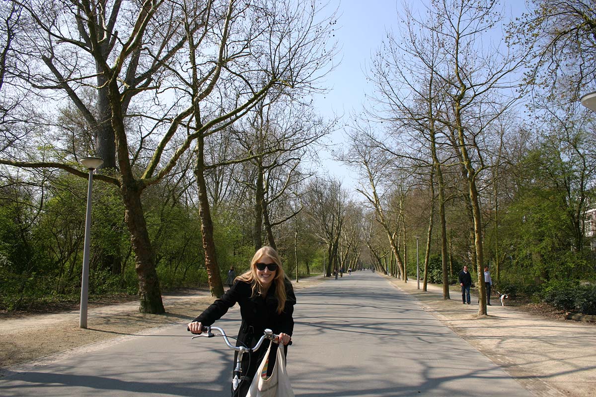 Vondelpark, Amsterdam bike riding