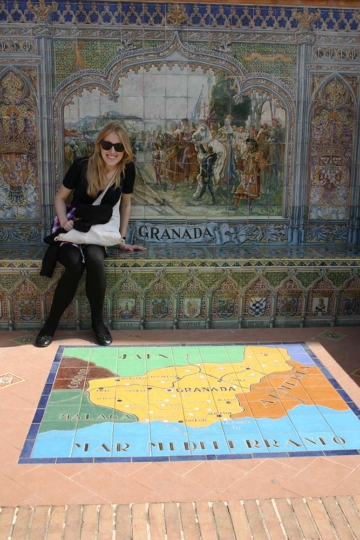 Granada tiles, Plaza de España, Sevilla