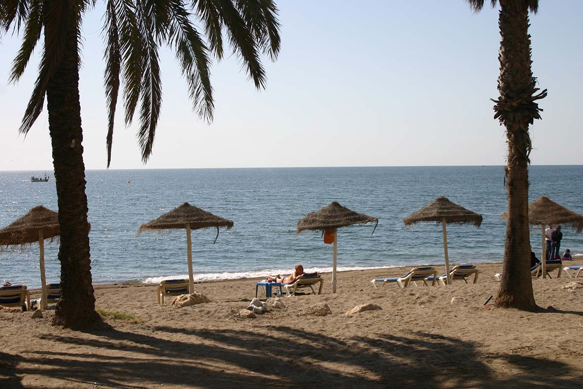 Málaga beach, Spain