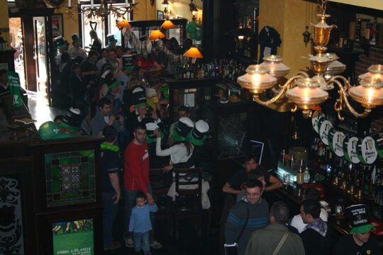 St. Patrick's Day in Valencia, Spain