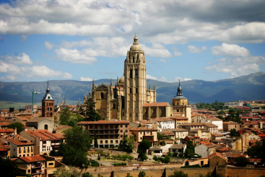 Overlooking Segovia.