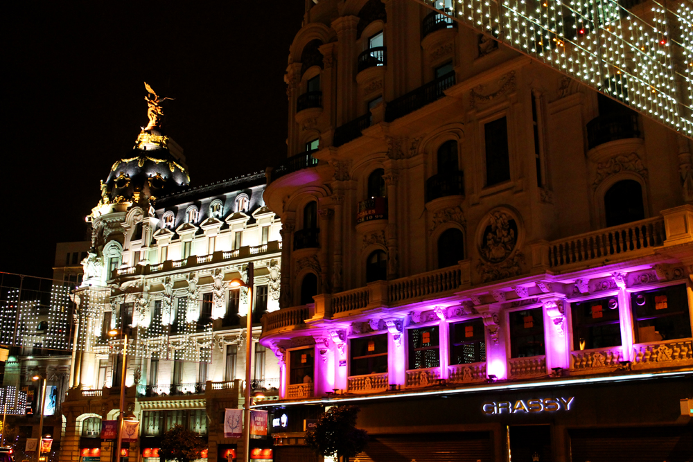 Gran Via, Madrid Christmas