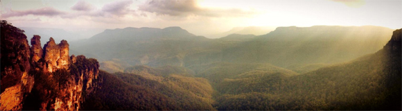 The Three Sisters in the Blue Mountains