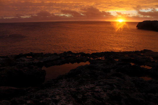 Menorca, Spain sunset