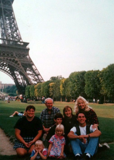 Paris family photo