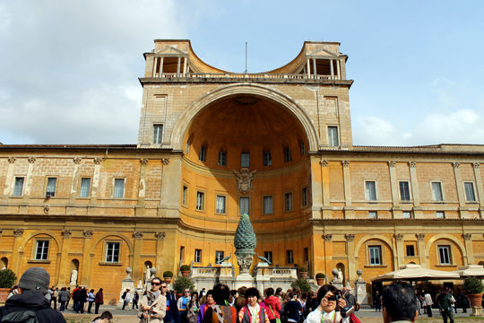 Entering the Vatican