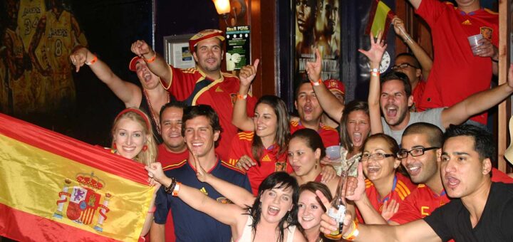 2010 World Cup Spain Fans Las Vegas