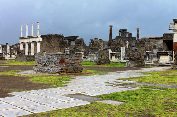 A gloomy day at Pompeii