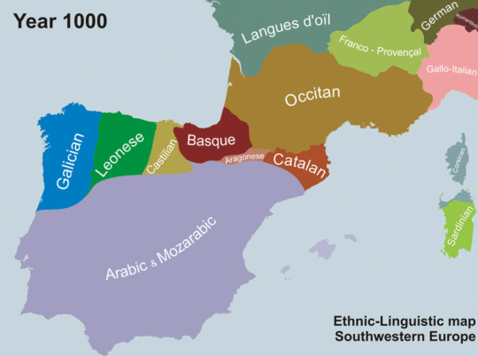 Evolution of Languages in the Iberian Peninsula (Spain and Portugal)