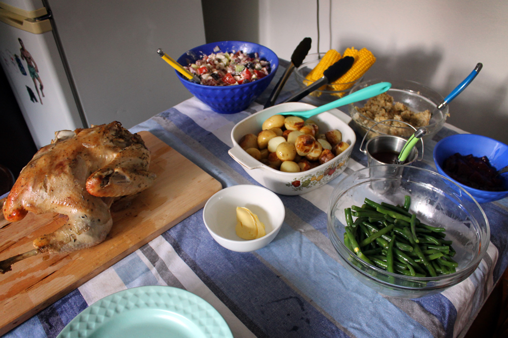 This year's Thanksgiving feast down under