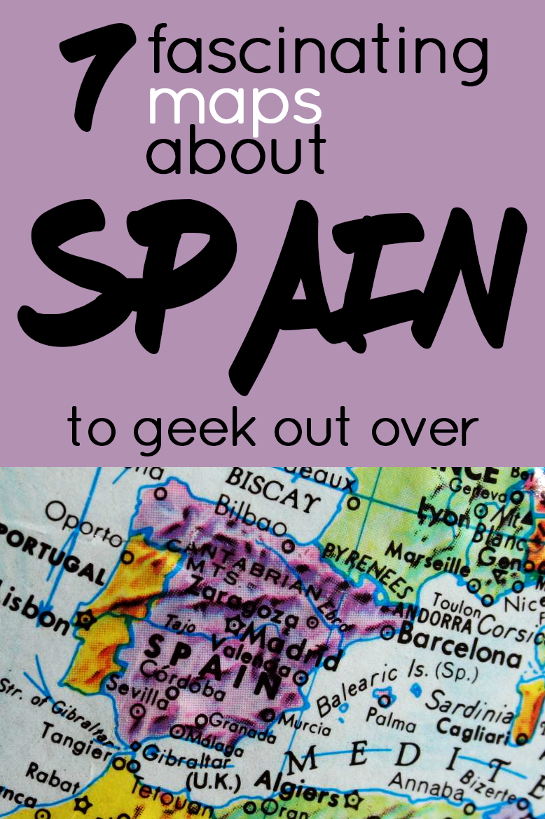 From historical maps to demographics to fun facts you never knew, here are some of the coolest maps of Spain that will change the way you see the country.