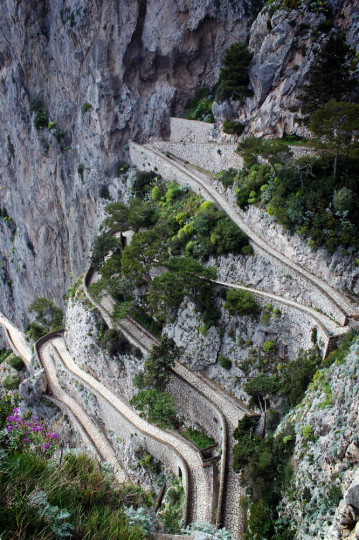 Via Krupp, Capri, Italy