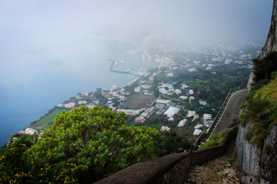 The view from a cliff-hugging path we found in Anacapri