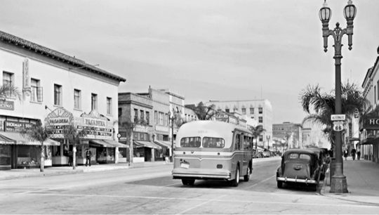 Old Town Pasadena, California, 1940