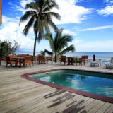 Funky Fish Resort pool, Fiji