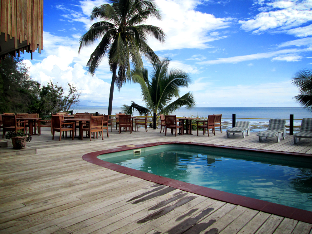 Funky Fish Resort pool, Fiji