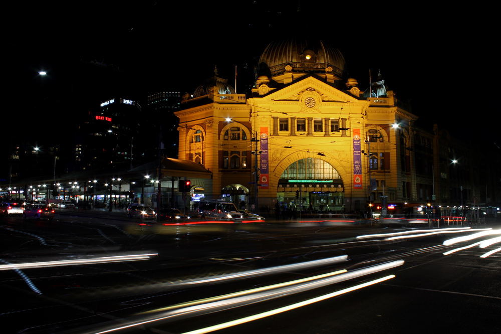 Playing with long exposures in Melbourne with the help of my Gorilla Pod