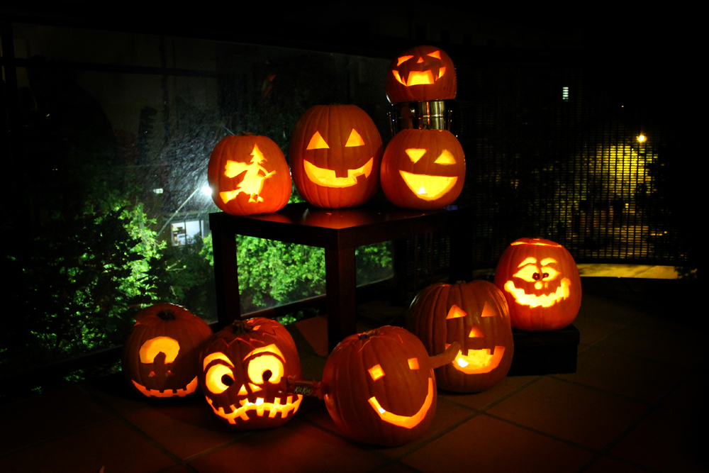 Pumpkins carved by my Sydney friends this weekend