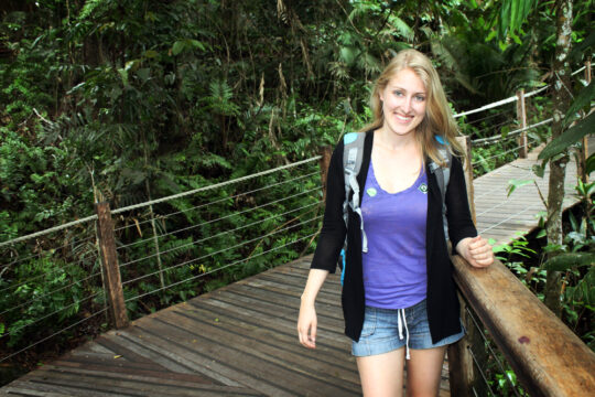 Red Peak Station, Skyrail rainforest boardwalk, Cairns, Australia