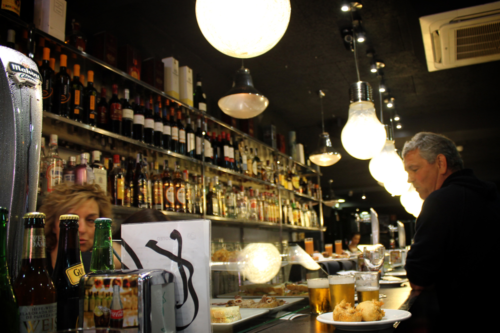 Pintxo bar, Pamplona, Spain