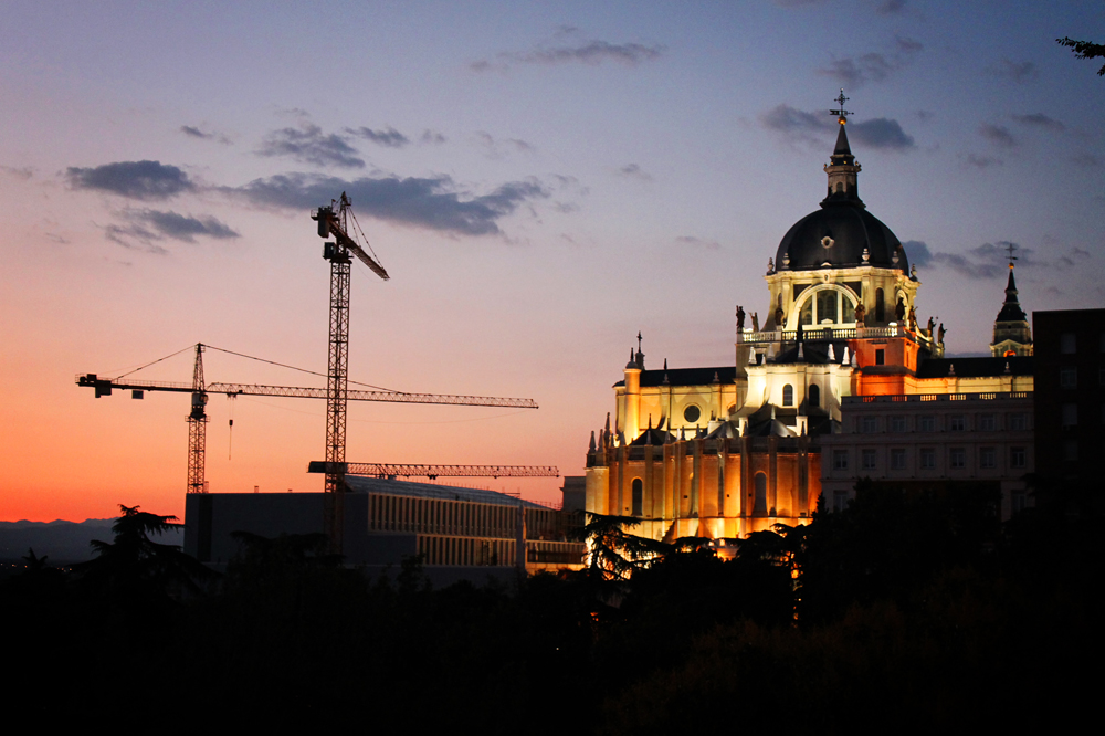 La Almudena cathedral, Madrid, Spain