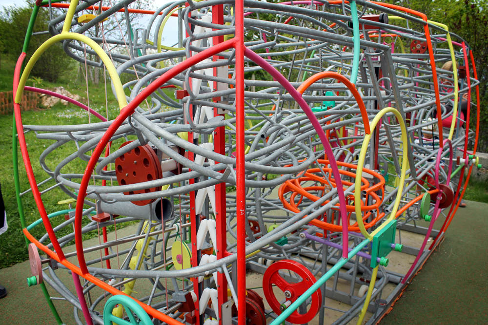 Rube Goldberg Machine, Mont Saleve, France, Geneva