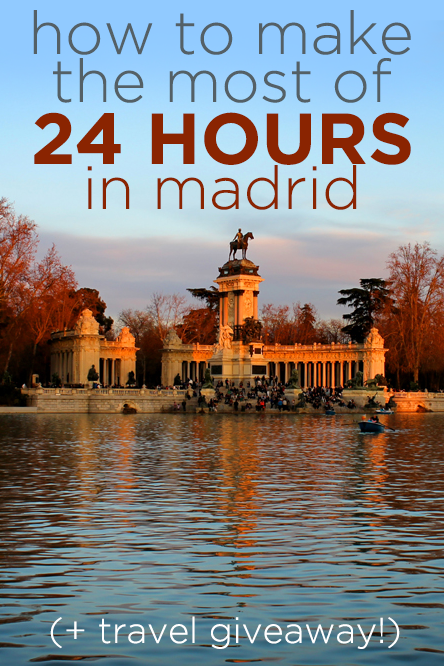 How to make the most of 24 hours in Madrid, Spain + travel giveaway!