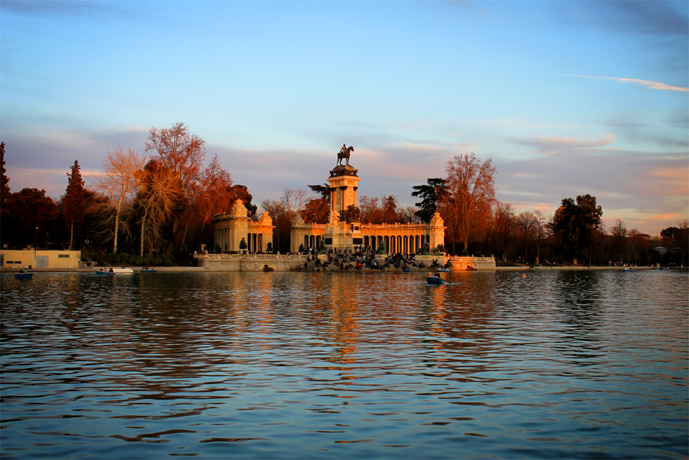 Parque del Retiro, Madrid winter