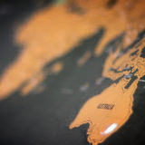 Australia, scratch map