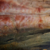 Blue Mountains aboriginal cave paintings