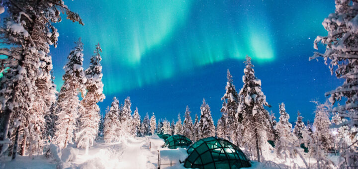 Kakslauttanen Arctic Resort, Finland, Northern Lights