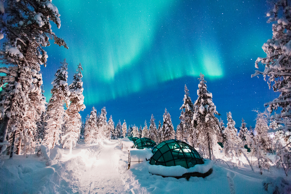 Kakslauttanen Arctic Resort, Finland, Northern Lights