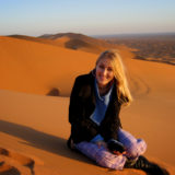 Kirstie, Sahara Desert, Morocco