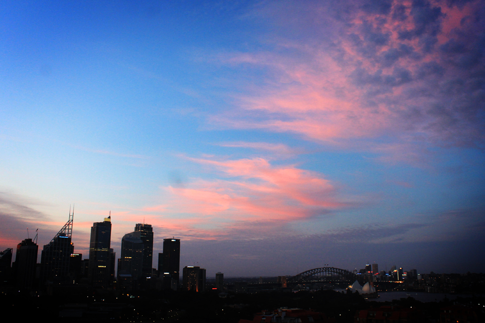 Sydney, Australia skyline sunset