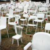 185 Empty White Chairs, Christchurch, New Zealand