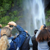 Waterfall, Milford Sound, New Zealand, Southern Discoveries