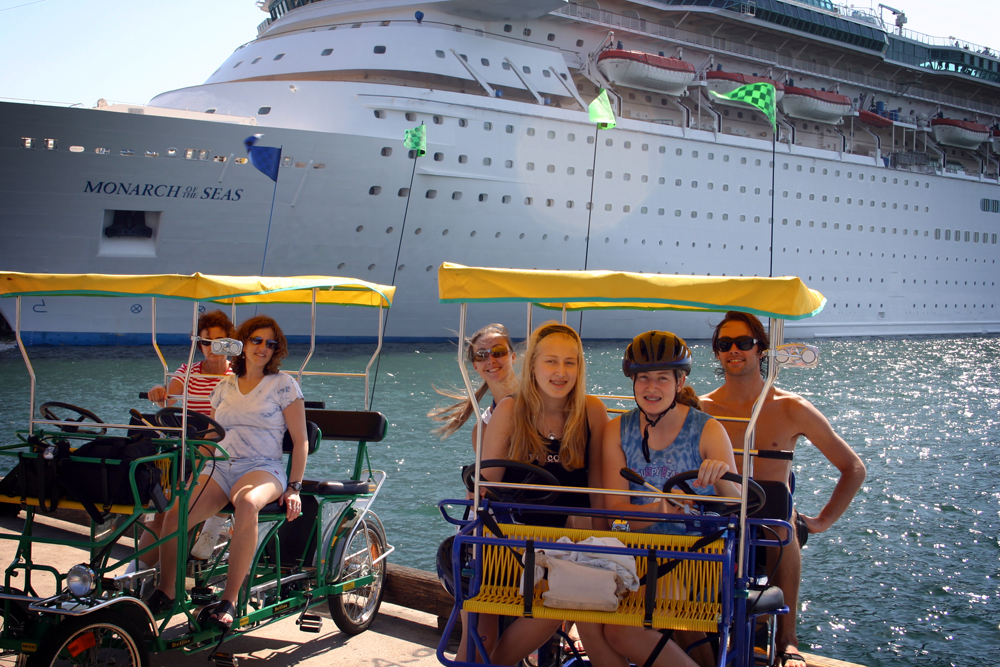 Riding around San Diego with the family on a cruise when I was 15