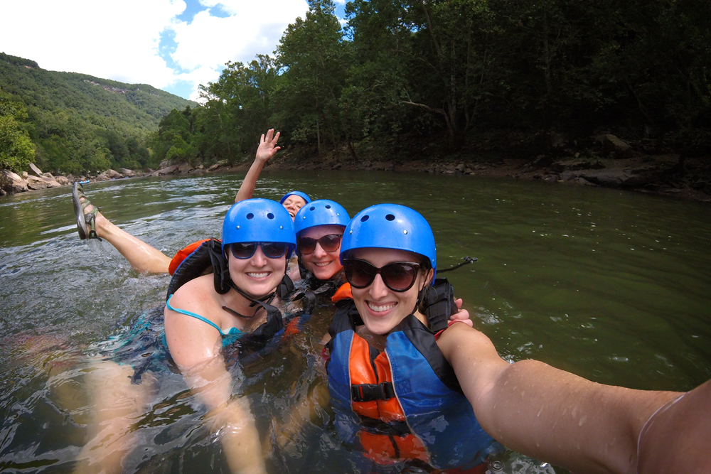 White water rafting, West Virginia