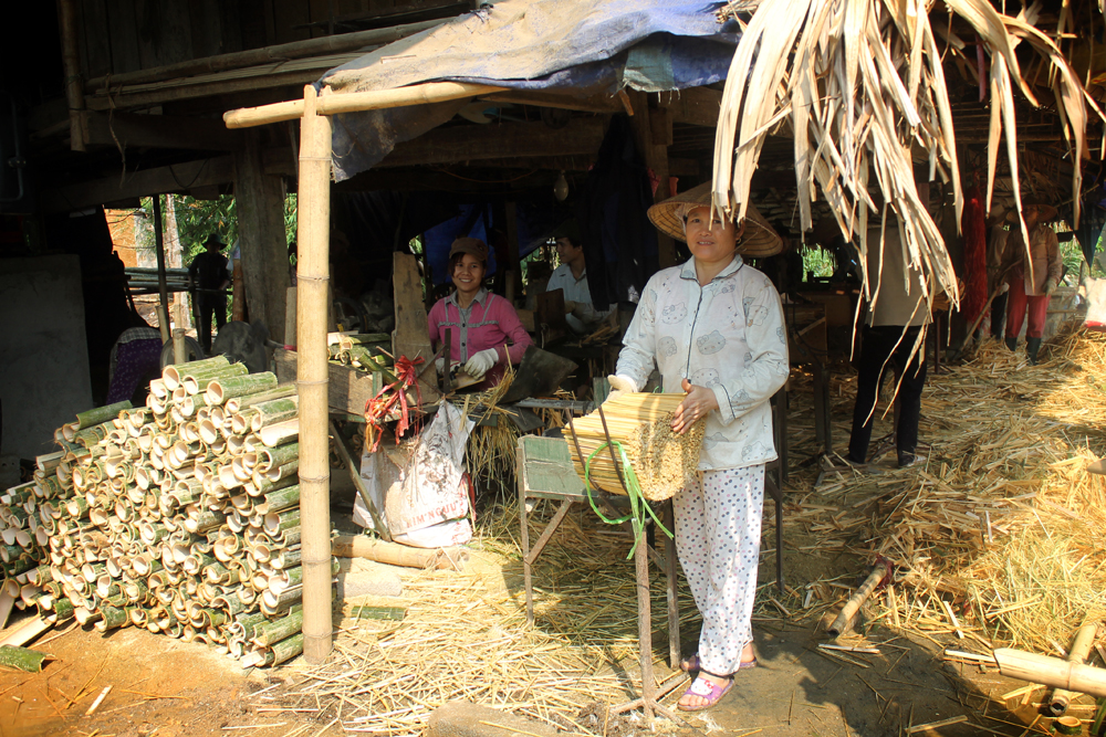 Mai Chau Valley chopstick factory