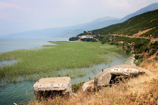 Balkan bunkers, Albania, Macedonia border