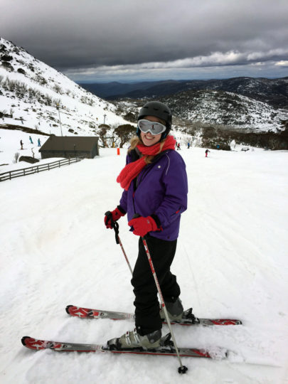 Skiing, winter holidays