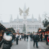 Christmas market, Vienna, Austria