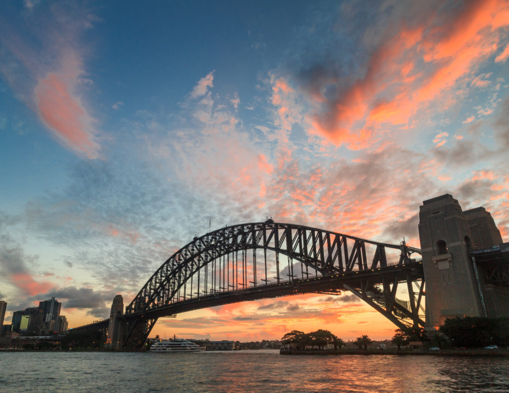 Sydney Harbour sunset