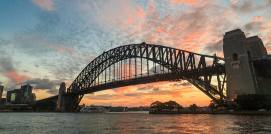 Sydney Harbour sunset