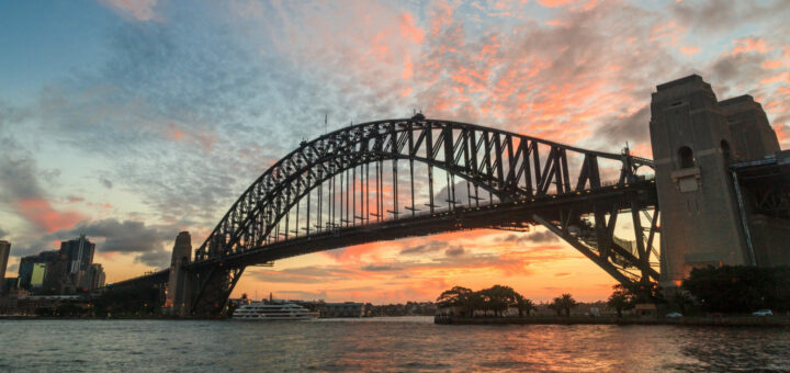 Sydney Harbour sunset