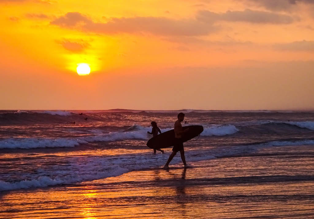 Bali surfers